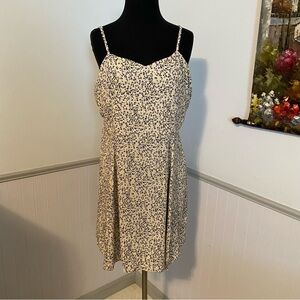 Calvin Klein Floral Mini Sundress Adjustable Straps Sz L